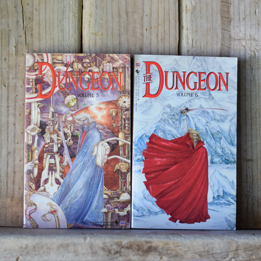 Vintage Fantasy Paperbacks: Richard Lupoff & Charles De Lint- The Dungeon, Vol 5 & 6 SECOND PRINTINGS