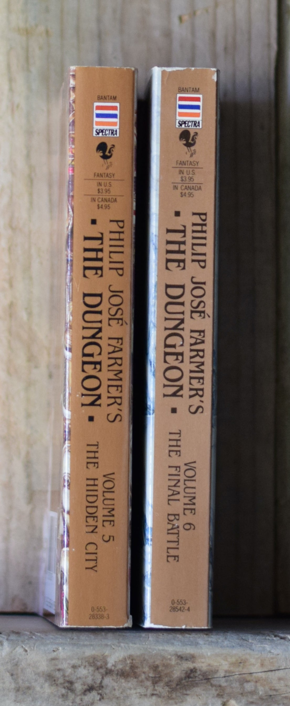 Vintage Fantasy Paperbacks: Richard Lupoff & Charles De Lint- The Dungeon, Vol 5 & 6 SECOND PRINTINGS