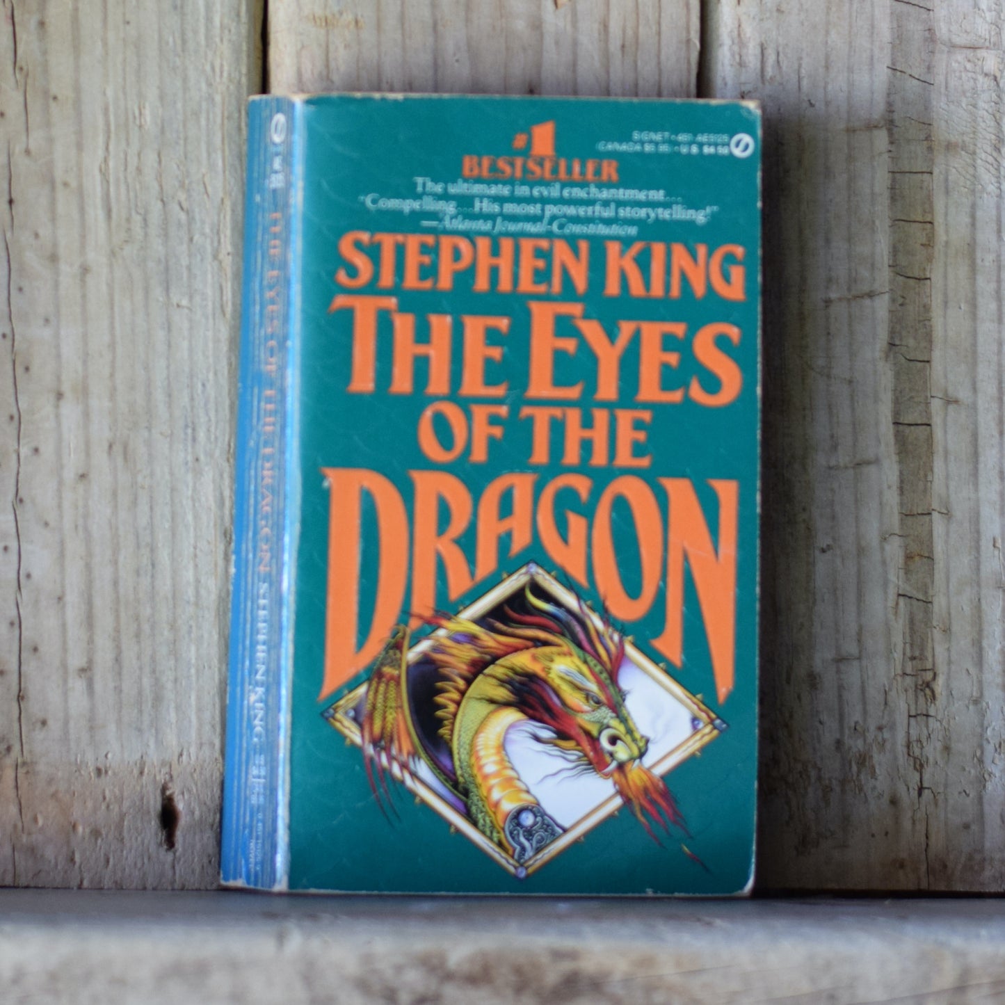 Vintage Fantasy Paperback Novel: Stephen King - The Eyes of the Dragon FIRST PRINTING