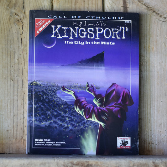 Paperback RPG Book: Call of Cthulhu 1920's: HP Lovecraft's Kingsport - The City in the Mists