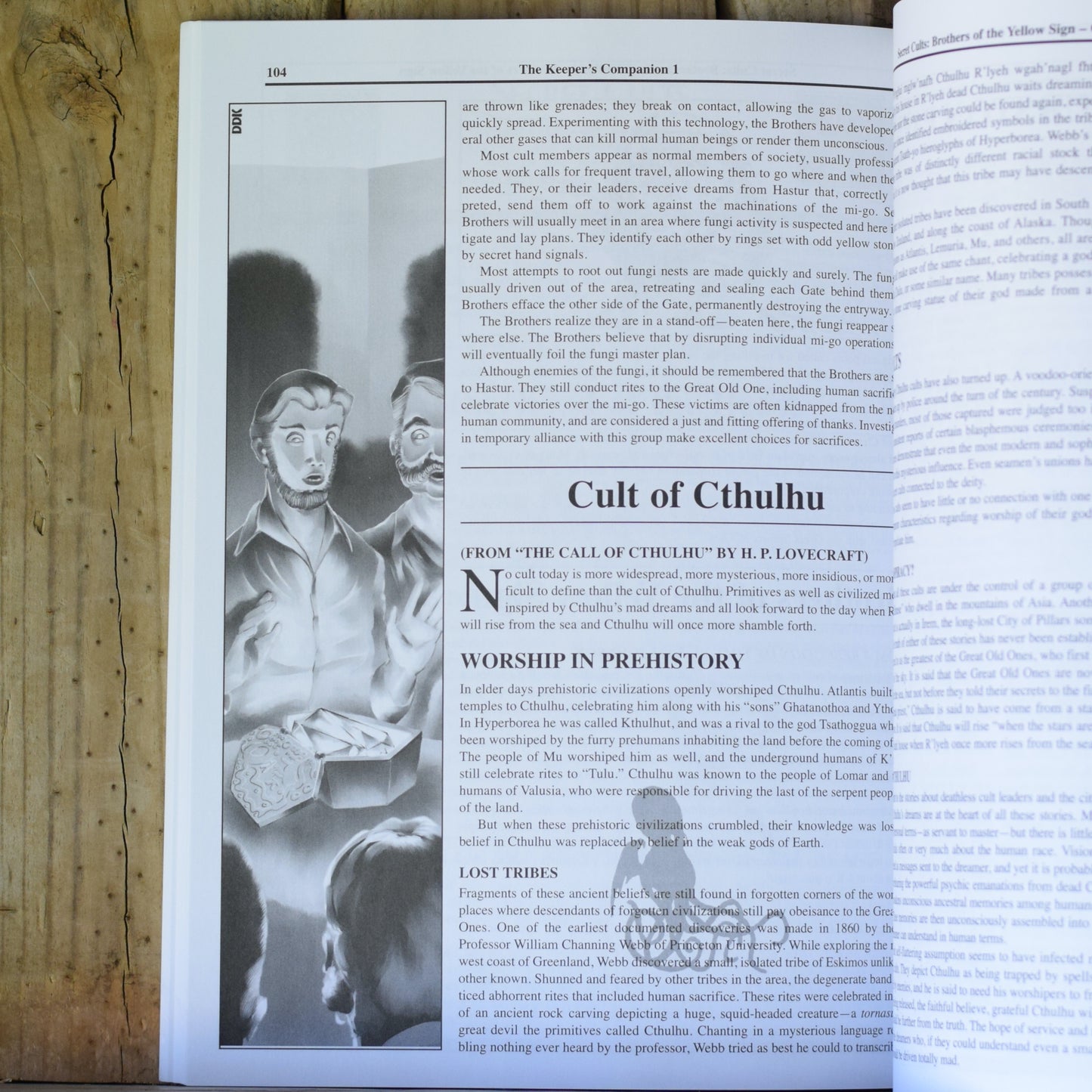 Paperback RPG Book: Call of Cthulhu: The Keepers Companion, Vol 1 THIRD PRINTING