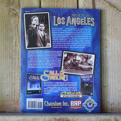 Paperback RPG Book: Call of Cthulhu: 1920's Secrets of Los Angeles SEALED