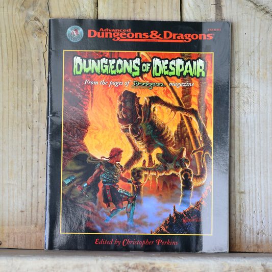 Vintage RPG Paperback: Advanced Dungeons and Dragons 2e: Dungeons of Despair