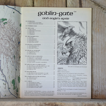 Vintage RPG Paperback: Goblin-Gate and Eagle's Eyrie, I.C.E. Middle-Earth Role Playing