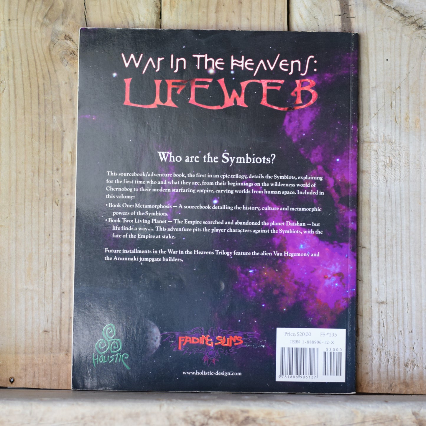 RPG Paperback: War in the Heavens: Lifeweb
