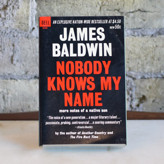 Vintage Fiction Paperback: James Baldwin - Nobody Knows My Name FIRST PRINTING