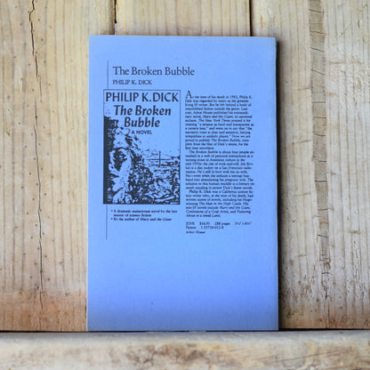 Vintage Sci-fi Paperback: Philip K Dick - The Broken Bubble UNCORRECTED PROOF