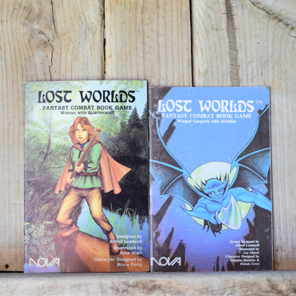 Vintage Gamebooks: Lot of 16 Lost Worlds Combat Books by Alfred Leonardi