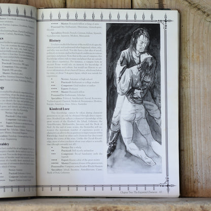 Vintage RPG Hardback: The Vampire Players Guide, Vampire: The Masquerade