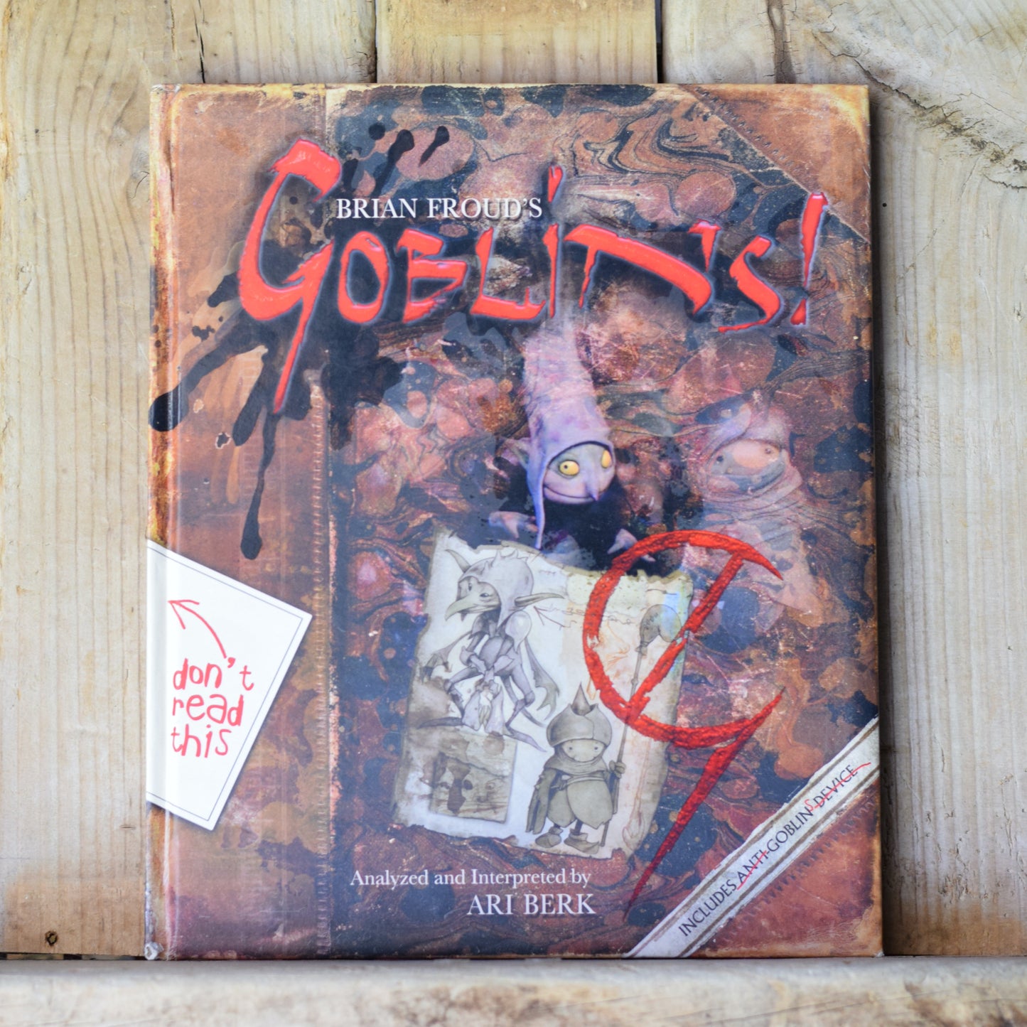 Hardback Fantasy: Brian Froud's Goblins! by Ari Berk FIRST PRINTING