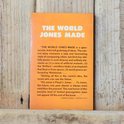 Vintage Sci-fi Paperback: Philip K Dick - The World Jones Made