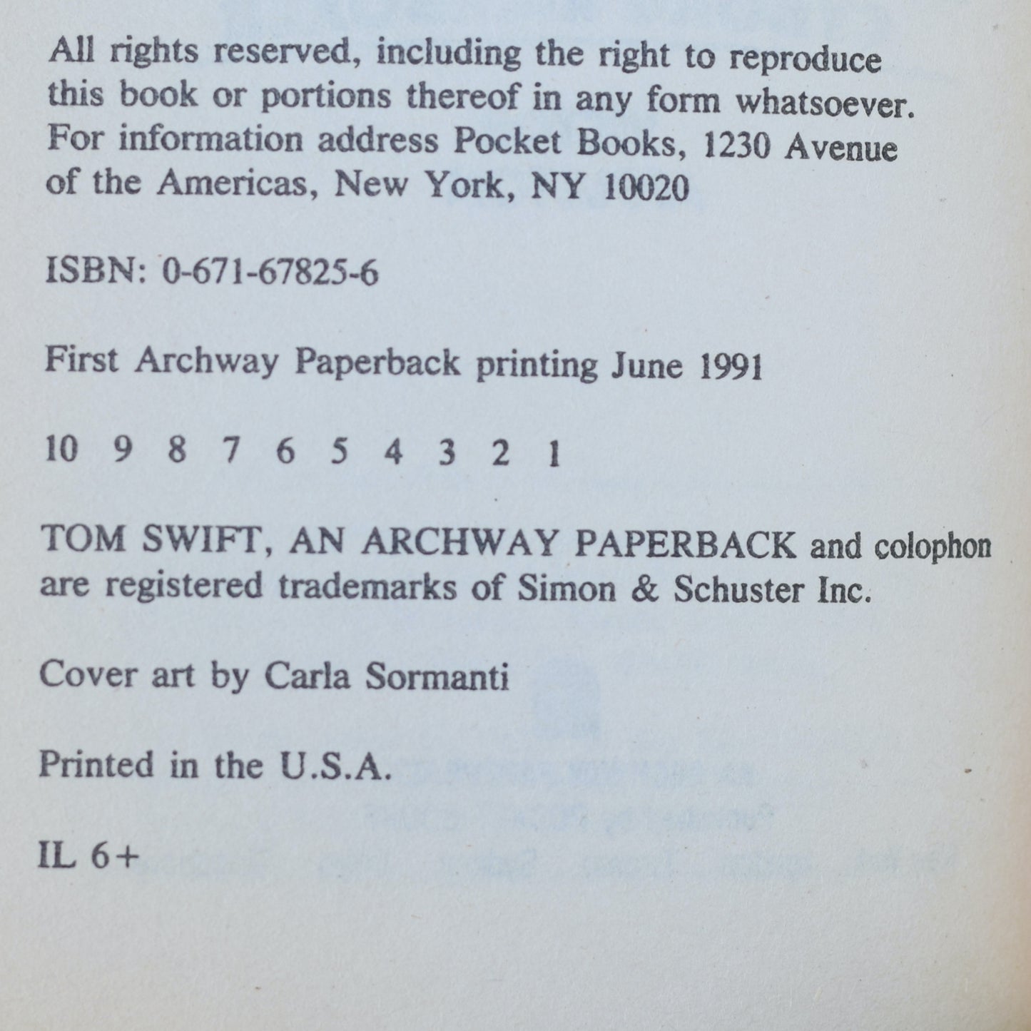 Vintage Sci-fi Paperbacks: Victor Appleton - Tom Swift Books 1-3 FIRST PRINTINGS
