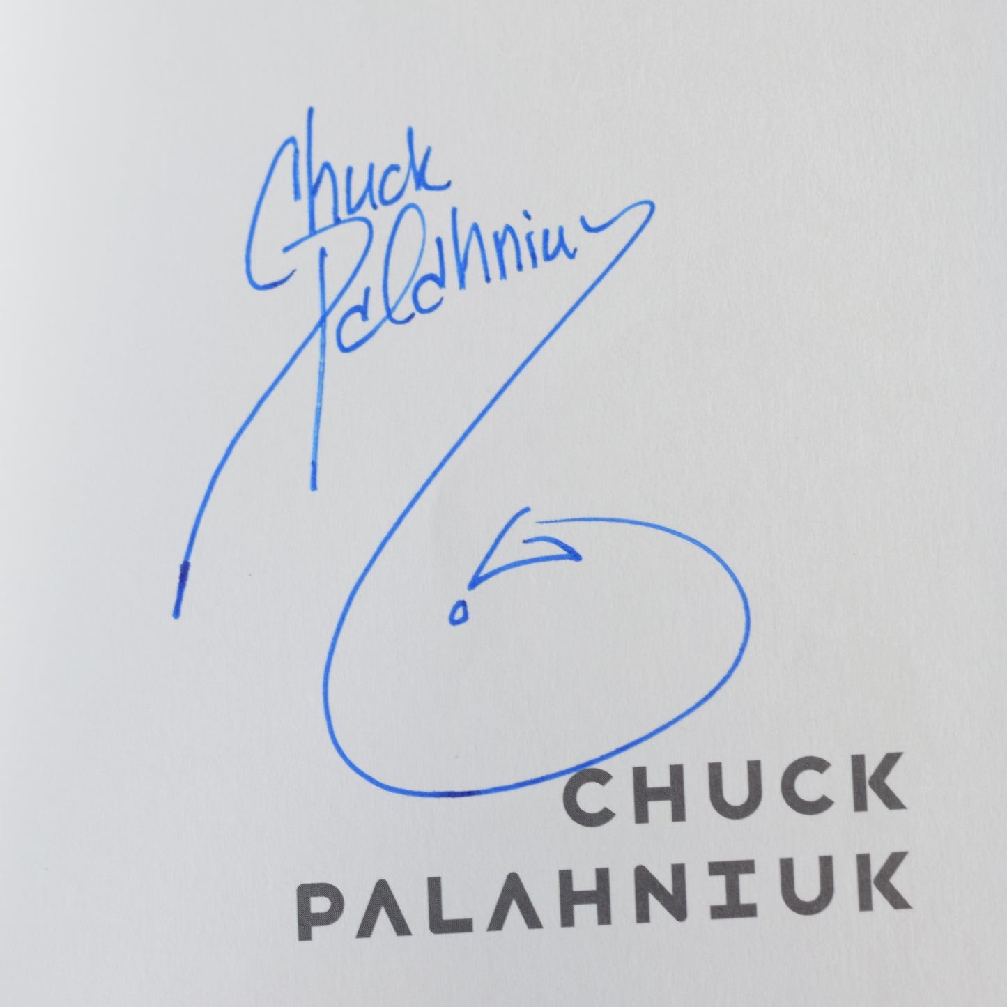 Fiction Paperback: Chuck Palahniuk - Adjustment Day SIGNED FIRST PRINTING