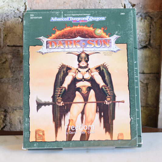 Vintage Dungeons and Dragons Box Set: Dark Sun 2e - Freedom COMPLETE