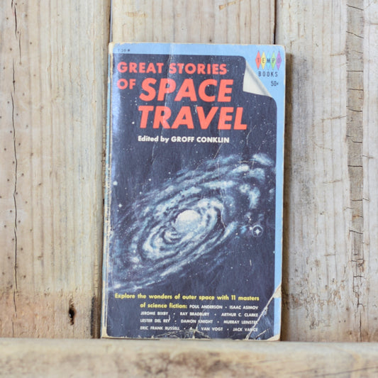 Vintage Sci-fi Paperback: Great Stories of Space Travel - Edited by Groff Conklin