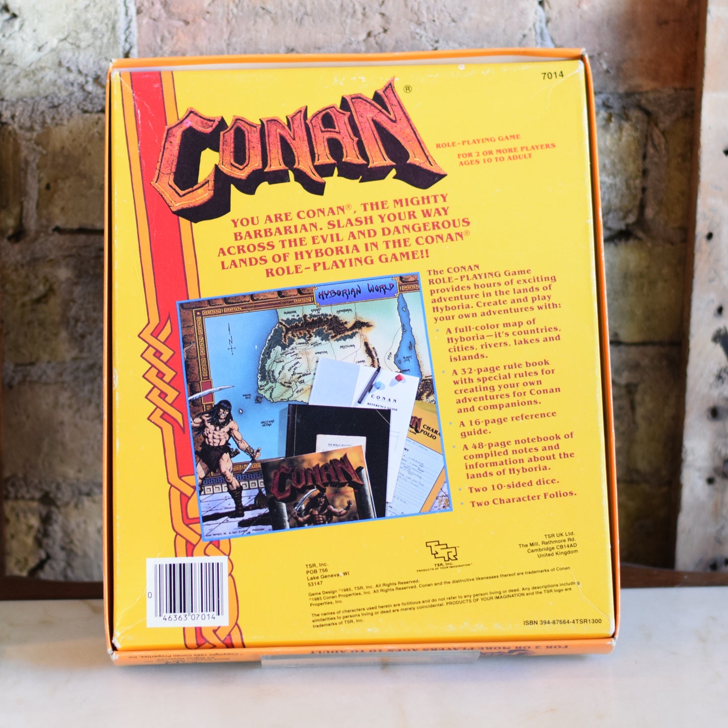 Vintage Dungeons and Dragons Box Set: Conan COMPLETE WITH DICE AND CRAYON