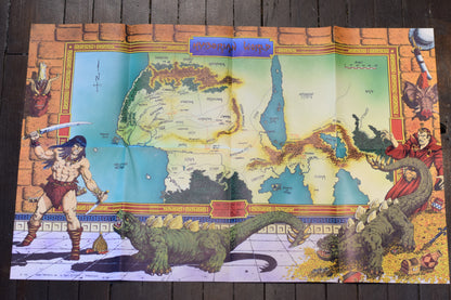 Vintage Dungeons and Dragons Box Set: Conan COMPLETE WITH DICE AND CRAYON