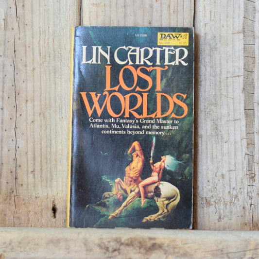Vintage Fantasy Paperback: Lin Carter - Lost Worlds FIRST PRINTING