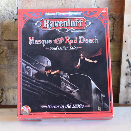 Vintage Dungeons and Dragons Box Set: Ravenloft 2e - Masque of the Red Death COMPLETE