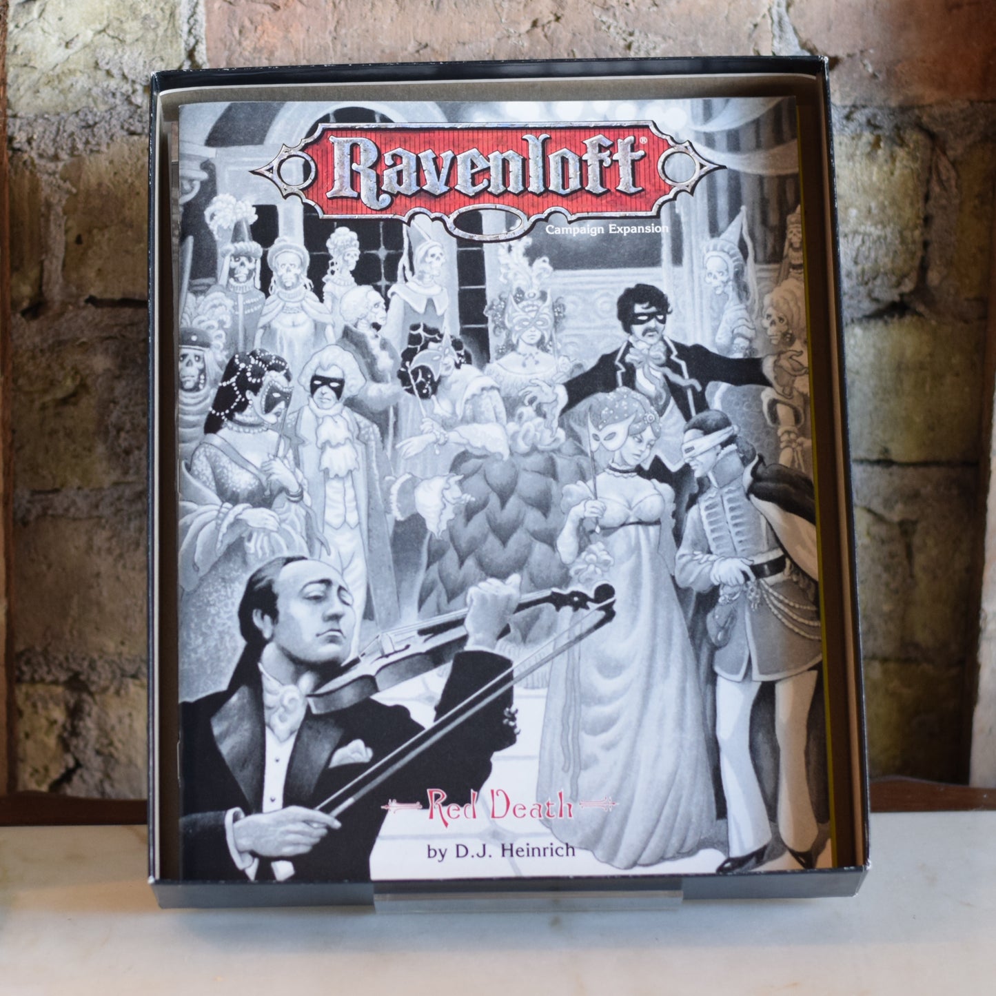 Vintage Dungeons and Dragons Box Set: Ravenloft 2e - Masque of the Red Death COMPLETE