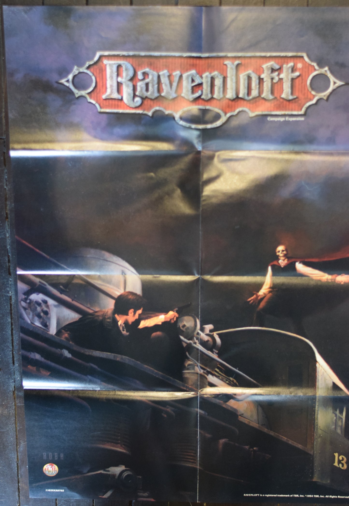 Vintage Dungeons and Dragons Box Set: Ravenloft 2e - Masque of the Red Death COMPLETE