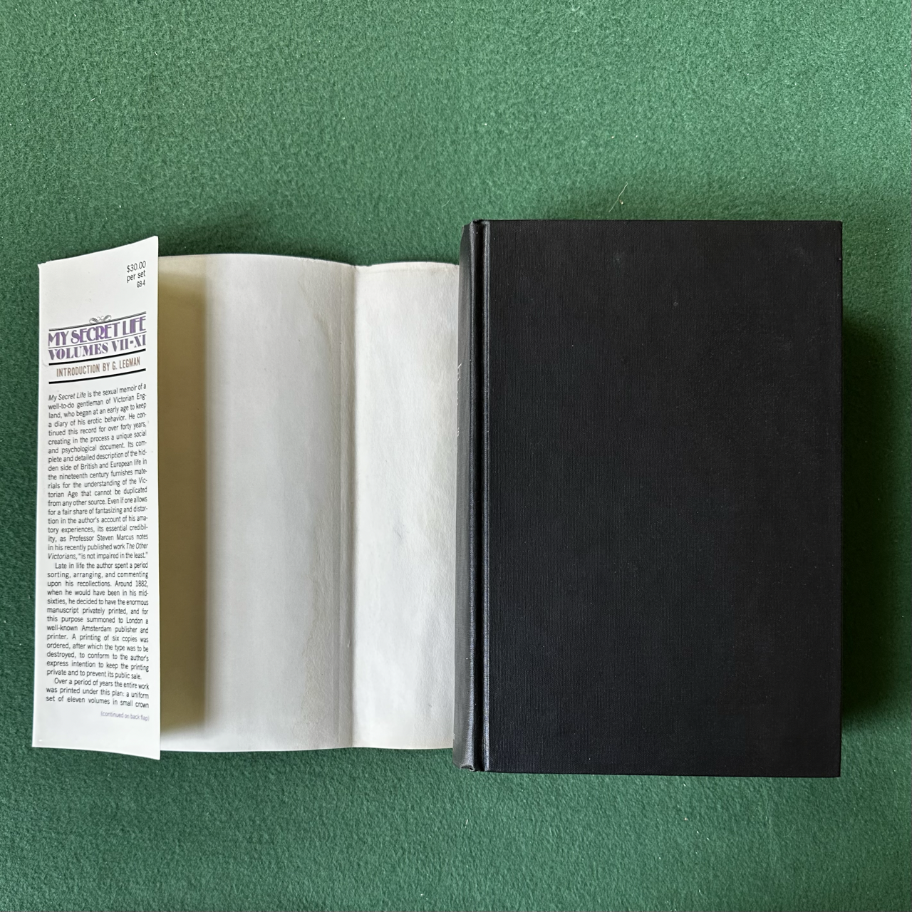 Vintage Fiction Hardbacks: Anonymous - My Secret Life, Vols 1-11 SECOND PRINTING