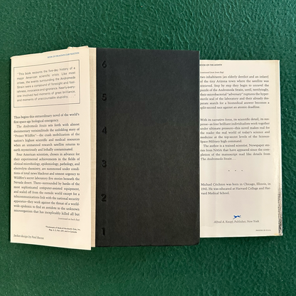 Vintage Sci-Fi Hardback: Michael Crichton - The Andromeda Strain BCE