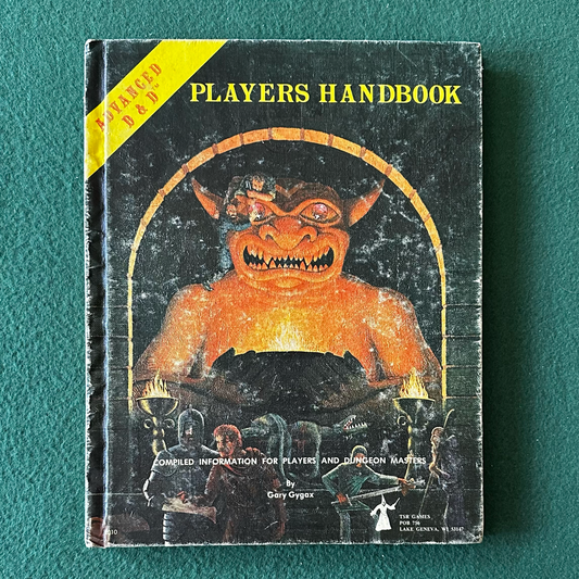 Vintage Advanced Dungeons & Dragons Accessory: Players Handbook 4TH PRINTING