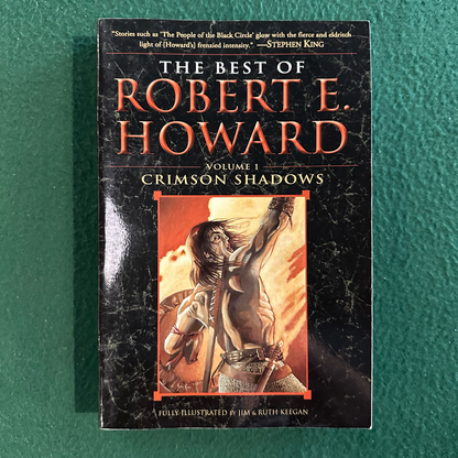 Fantasy Paperback: The Best of Robert E Howard - Volume 1: Crimson Shadows FIRST PRINTING