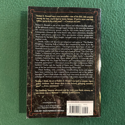 Fantasy Paperback: The Best of Robert E Howard - Volume 1: Crimson Shadows FIRST PRINTING