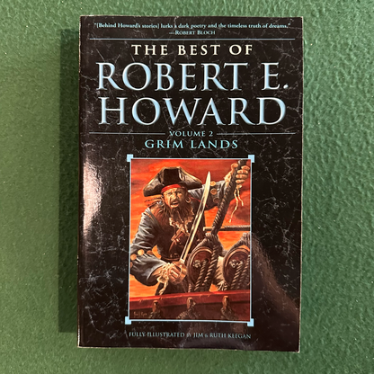 Fantasy Paperback: The Best of Robert E Howard - Volume 2: Grim Lands FIRST PRINTING