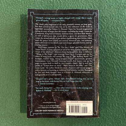 Fantasy Paperback: The Best of Robert E Howard - Volume 2: Grim Lands FIRST PRINTING