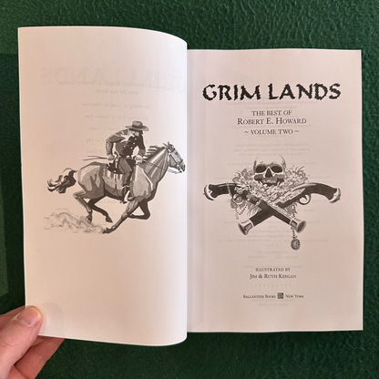 Fantasy Paperback: The Best of Robert E Howard - Volume 2: Grim Lands FIRST PRINTING