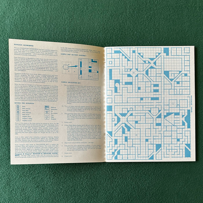 Vintage Dungeons & Dragons Accessory: Dungeon Geomorphs 1-3