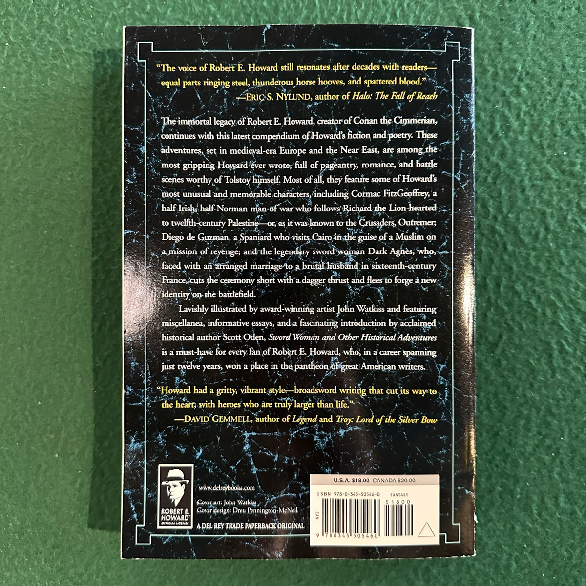 Fantasy Paperback: Robert E Howard - Sword Woman and Other Historical Adventures FIRST PRINTING