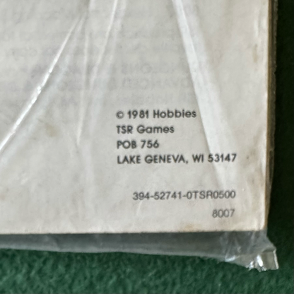 Vintage Dungeons & Dragons Accessory: Hexagonal Mapping Booklet SEALED