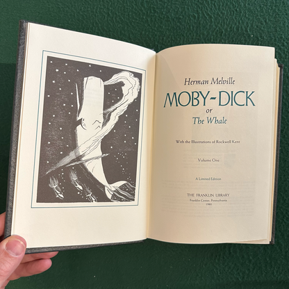 Vintage Fiction Hardback: Herman Melville - Moby Dick 2 VOLUME LIMITED EDITION