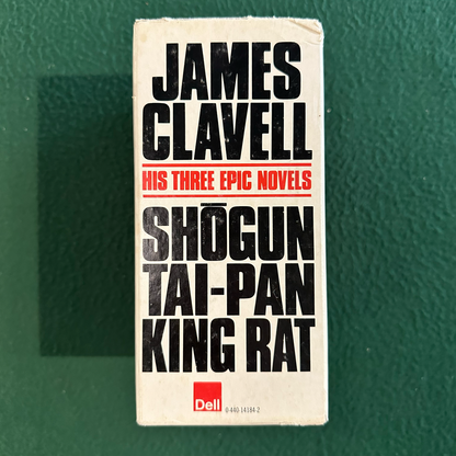 Vintage Fiction Paperbacks: James Clavell - Shogun, King Rat & Tai Pan Box Set