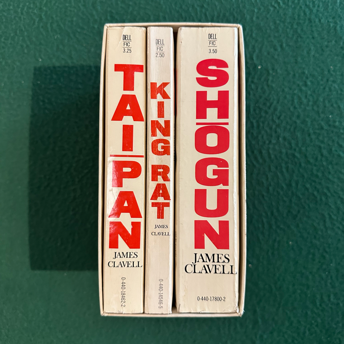 Vintage Fiction Paperbacks: James Clavell - Shogun, King Rat & Tai Pan Box Set