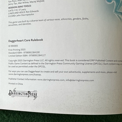 TTRPG Core Set: Daggerheart Core Rules and Card Set