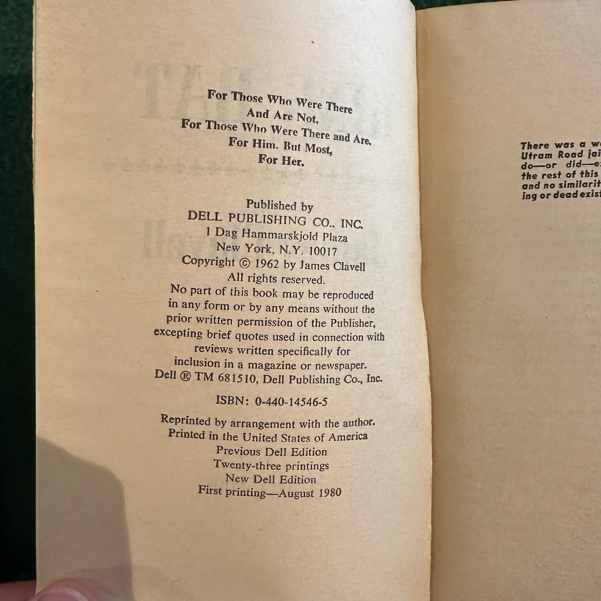 Vintage Fiction Paperbacks: James Clavell - Shogun, King Rat & Tai Pan Box Set