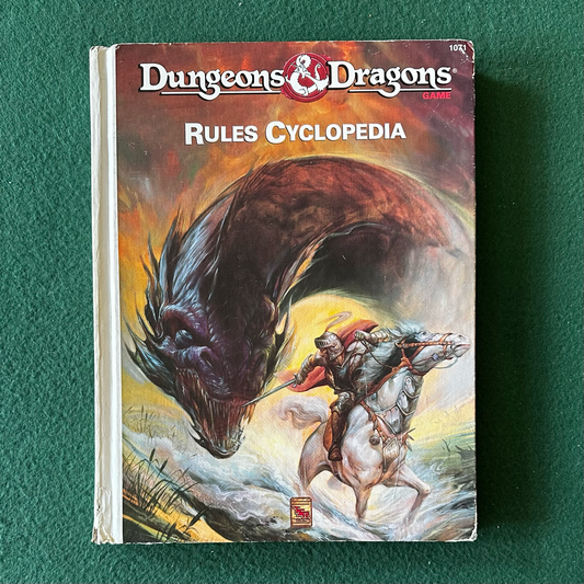 Vintage Dungeons & Dragons Accessory: Rules Cyclopedia 1991