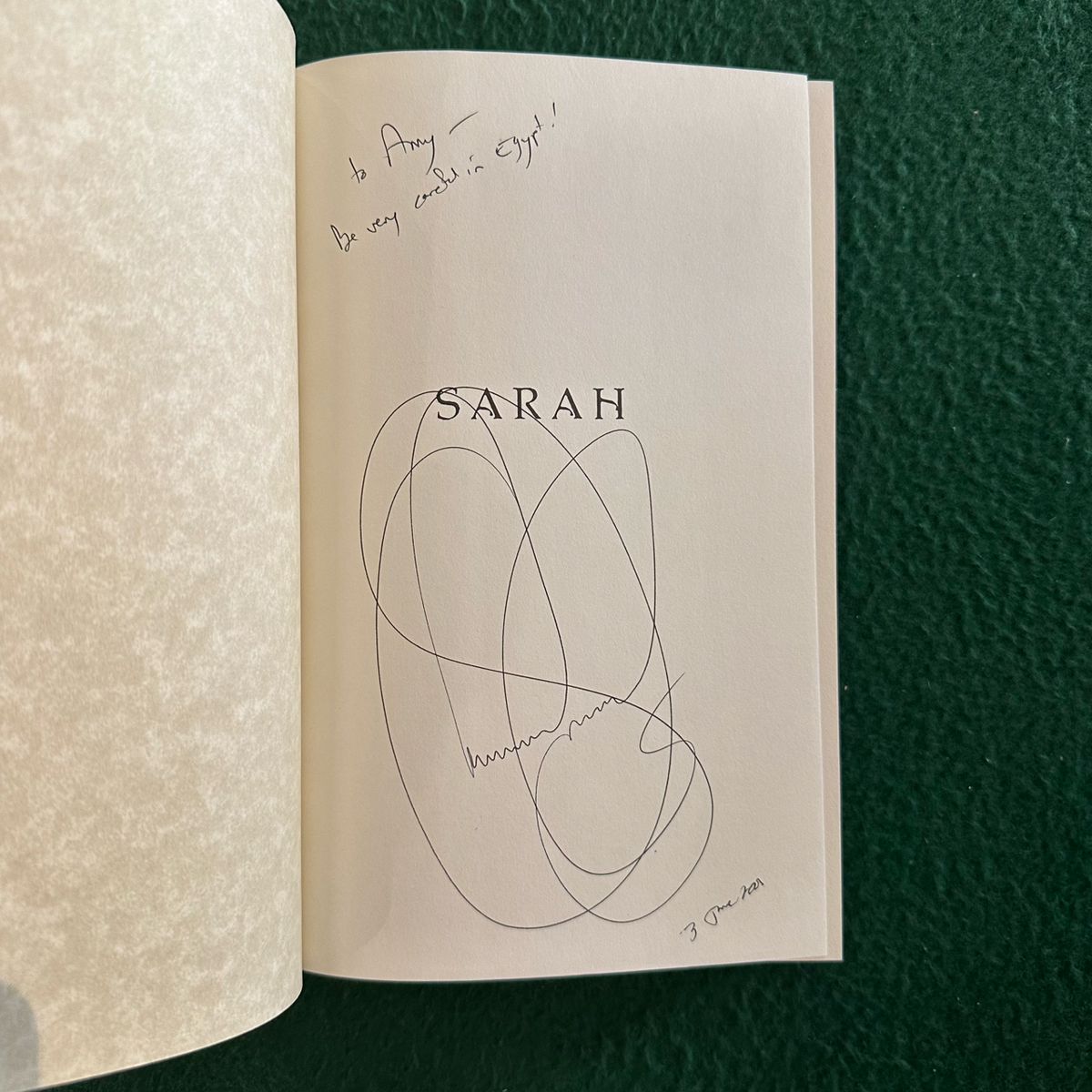 Vintage Fiction Hardback: Orson Scott Card - Sarah SIGNED FIRST EDITION