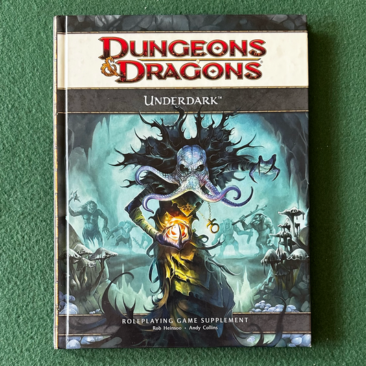 Dungeons & Dragons 3.5e Accessory: Underdark FIRST PRINTING