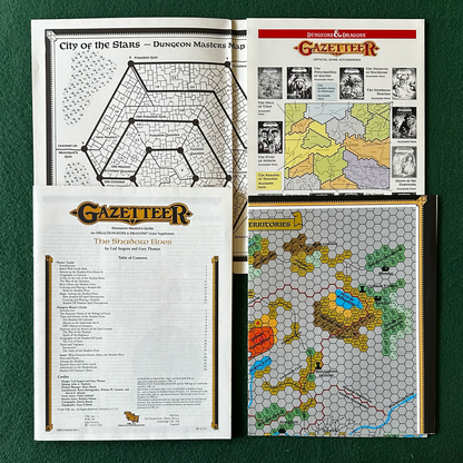 Vintage Dungeons & Dragons Accessory: Gazetteer: The Shadow Elves