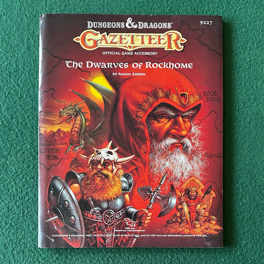 Vintage Dungeons & Dragons Accessory: Gazetteer: The Dwarves of Rockhome
