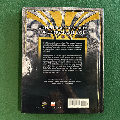 Vintage Dungeons & Dragons 3.5e Accessory: Lords of Madness FIRST PRINTING