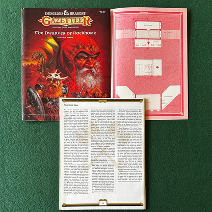 Vintage Dungeons & Dragons Accessory: Gazetteer: The Dwarves of Rockhome