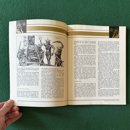 Vintage Dungeons & Dragons 2e Accessory: Forgotten Realms: The Drow of the Underdark