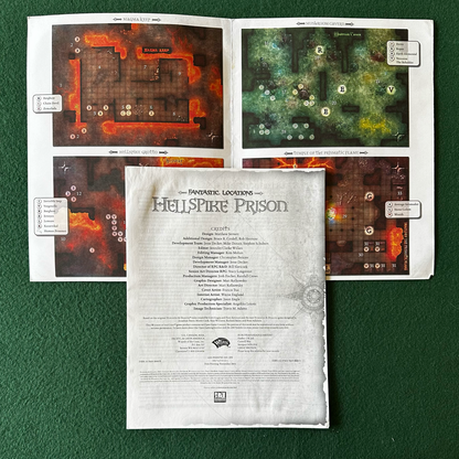 Vintage Dungeons & Dragons 3.5e Accessory: Fantastic Locations: Hellspike Prison